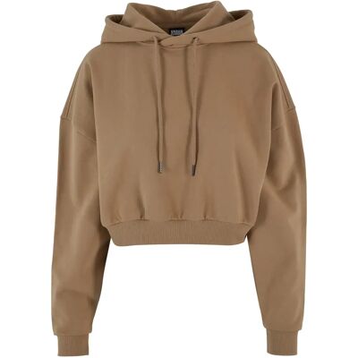 Damen-Kapuzenpullover Urban Classics Beige XL Femme Damen-Kapuzenpullover Urban Classics Beige XL Femme