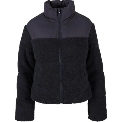 Kurzes Fleece für Frauen Urban Classics Noir M Femme Kurzes Fleece für Frauen Urban Classics Noir M Femme