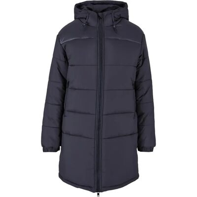 Lange Daunenjacke mit Kapuze, Damen Urban Classics Mixed Noir XS Femme Lange Daunenjacke mit Kapuze, Damen Urban Classics Mixed Noir XS Femme