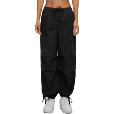 Damen Baumwoll-Chino Cargo-Hose Urban Classics Noir M Femme Damen Baumwoll-Chino Cargo-Hose Urban Classics Noir M Femme