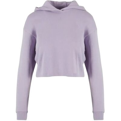 Kurz geschnittene, oversized Kapuzenpullover für Damen Urban Classics Violet M Femme Kurz geschnittene, oversized Kapuzenpullover für Damen Urban Classics Violet M Femme
