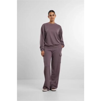 Oversize Rundhalsausschnitt Pulli für Damen Urban Classics Light Terry Violet M Femme Oversize Rundhalsausschnitt Pulli für Damen Urban Classics Light Terry Violet M Femme