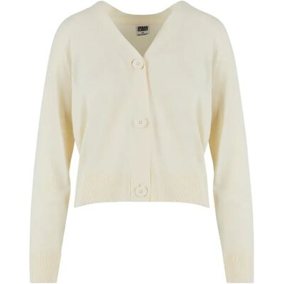 Strickjacke, Damen Urban Classics Blanc S Femme Strickjacke, Damen Urban Classics Blanc S Femme