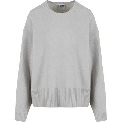 Oversize-Pullover Damen Urban Classics soft Gris 3XL Femme Oversize-Pullover Damen Urban Classics soft Gris 3XL Femme