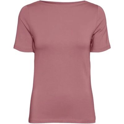 T-Shirt mit 3/4-Ärmeln, Frau Vero Moda Panda Modal Rose XS Femme T-Shirt mit 3/4-Ärmeln, Frau Vero Moda Panda Modal Rose XS Femme
