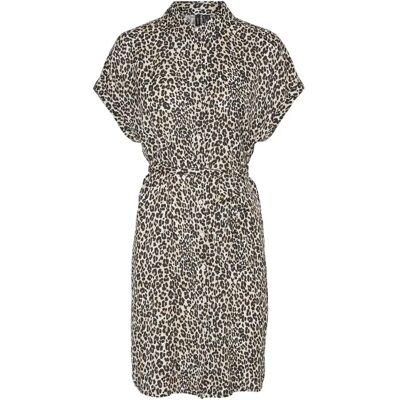 Kurzes Kleid, Frau Vero Moda Mony Marron L Femme Kurzes Kleid, Frau Vero Moda Mony Marron L Femme