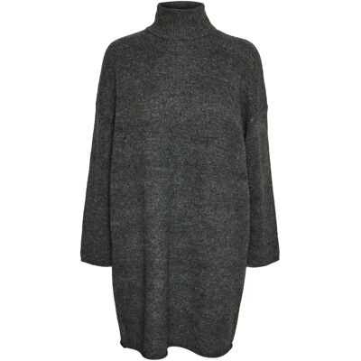 Pulloverkleid Rollkragen Frau Vero Moda Gemma Gris XL Femme Pulloverkleid Rollkragen Frau Vero Moda Gemma Gris XL Femme