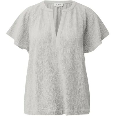 Lässige Schnitt Zusammengeknöpfte Bluse Damen s.Oliver Beige 46 Femme Lässige Schnitt Zusammengeknöpfte Bluse Damen s.Oliver Beige 46 Femme
