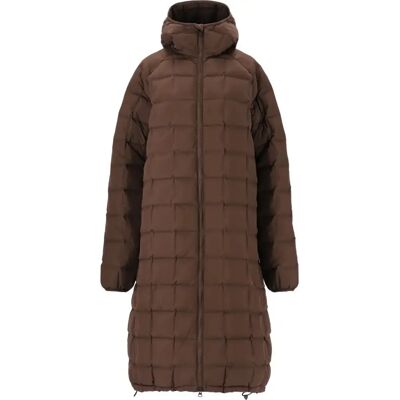 Lange Daunenjacke Damen SOS Kicking Braun M Femme Lange Daunenjacke Damen SOS Kicking Braun M Femme
