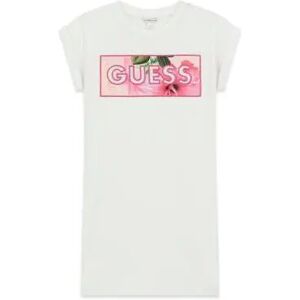 Kleid mit langen Ärmeln, Mädchen Guess Terry Blanc 7 ans Femme Kleid mit langen Ärmeln, Mädchen Guess Terry Blanc 7 ans Femme