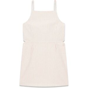 Mädchen Kleid mit Cut-Outs Guess Vichy Blanc 16 ans Femme Mädchen Kleid mit Cut-Outs Guess Vichy Blanc 16 ans Femme