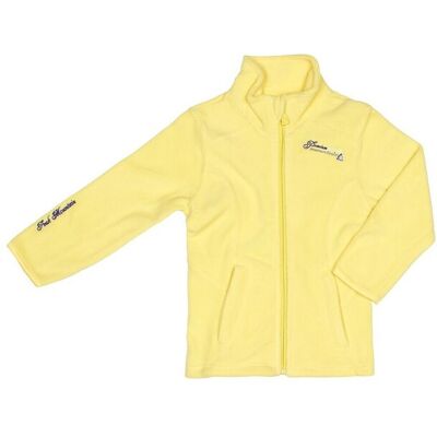 Peak Mountain Gadara Gelbe Mädchen Fleecejacke Peak Mountain Gadara Gelbe Mädchen Fleecejacke
