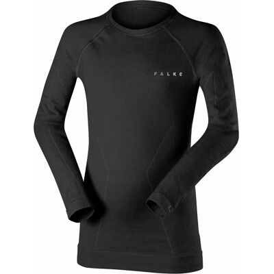Langarm-T-Shirt für Kinder Falke Wool-Tech Noir 158 cm/164 cm Mixte Langarm-T-Shirt für Kinder Falke Wool-Tech Noir 158 cm/164 cm Mixte