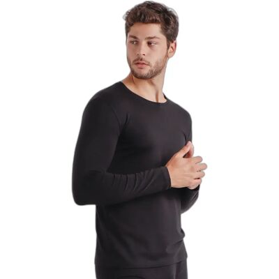 Weicher und warmer Langarm-T-Shirt Admas Noir M Homme Weicher und warmer Langarm-T-Shirt Admas Noir M Homme