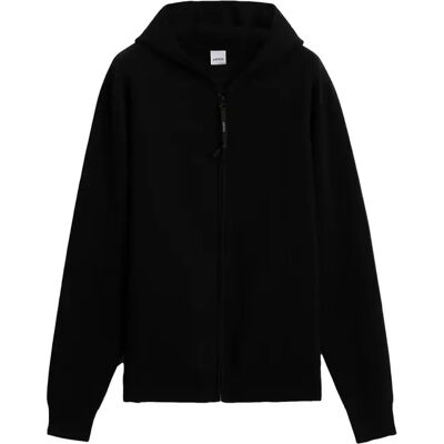 Kapuzensweatshirt mit Reißverschluss Aspesi Noir 50 Homme Kapuzensweatshirt mit Reißverschluss Aspesi Noir 50 Homme