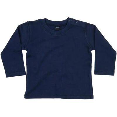 Langarmshirt für Babys Babybugz Bleu 18/24 mois Mixte Langarmshirt für Babys Babybugz Bleu 18/24 mois Mixte