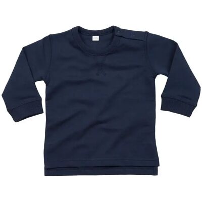 Baby-Sweatshirt Babybugz Bleu 18/24 mois Mixte Baby-Sweatshirt Babybugz Bleu 18/24 mois Mixte