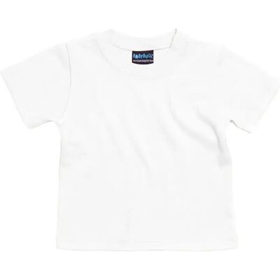 T-Shirt für Babies Babybugz Blanc 18/24 mois Mixte T-Shirt für Babies Babybugz Blanc 18/24 mois Mixte