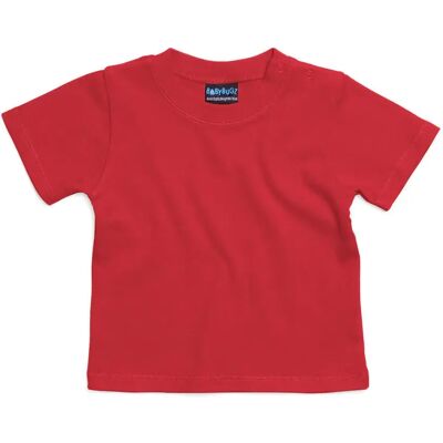 T-Shirt für Babies Babybugz Rouge 18/24 mois Mixte T-Shirt für Babies Babybugz Rouge 18/24 mois Mixte