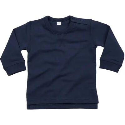 Baby-Sweatshirt Babybugz Bleu 18/24 mois Mixte Baby-Sweatshirt Babybugz Bleu 18/24 mois Mixte