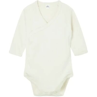 Langarm-Kimono-Bodysuit Baby Babybugz Blanc 0/3 mois Mixte Langarm-Kimono-Bodysuit Baby Babybugz Blanc 0/3 mois Mixte
