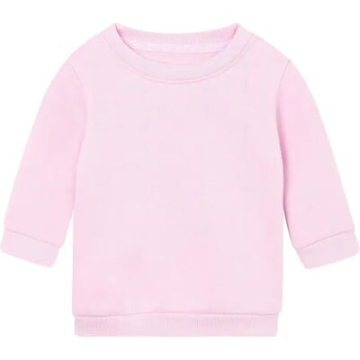 Sweatshirt, Baby, mit Rundhalsausschnitt Babybugz Essential Rose 12/18 mois Mixte Sweatshirt, Baby, mit Rundhalsausschnitt Babybugz Essential Rose 12/18 mois Mixte