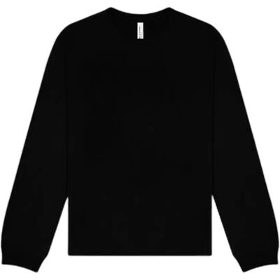 Langarmshirt Bella + Canvas Heavy Noir M Mixte Langarmshirt Bella + Canvas Heavy Noir M Mixte