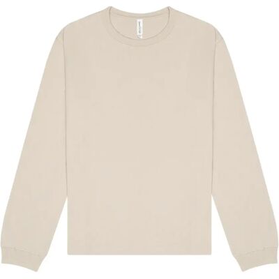 Langarmshirt Bella + Canvas Heavy Beige M Mixte Langarmshirt Bella + Canvas Heavy Beige M Mixte