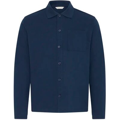 Piqué-Cardigan Casual Friday Edstrom Bleu S Homme Piqué-Cardigan Casual Friday Edstrom Bleu S Homme