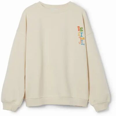 Pullover Kind Desigual Lion Beige S Homme Pullover Kind Desigual Lion Beige S Homme