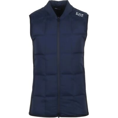 Ärmellose Daunenjacke EA7 Emporio Armani Bleu S Homme Ärmellose Daunenjacke EA7 Emporio Armani Bleu S Homme