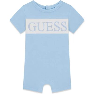 Kurzer Jersey-Overall für Baby-Jungen Guess Bleu 12 mois Homme Kurzer Jersey-Overall für Baby-Jungen Guess Bleu 12 mois Homme