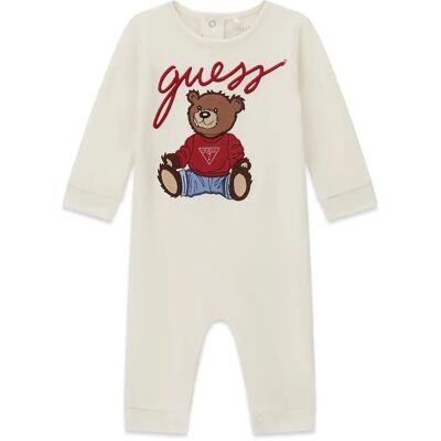 Strampler, Baby Guess Interlock Overall Beige 6/9 mois Mixte Strampler, Baby Guess Interlock Overall Beige 6/9 mois Mixte