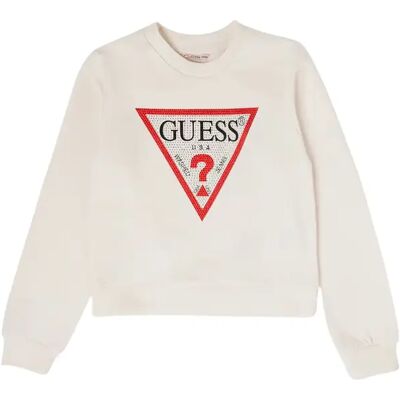 Mädchen Sweatshirt mit Logo Guess Active Blanc 8 ans Femme Mädchen Sweatshirt mit Logo Guess Active Blanc 8 ans Femme