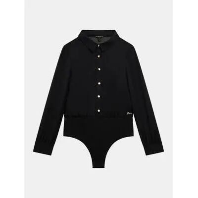 Langarmbody für Mädchen Guess Chiffon Noir 16 ans Femme Langarmbody für Mädchen Guess Chiffon Noir 16 ans Femme