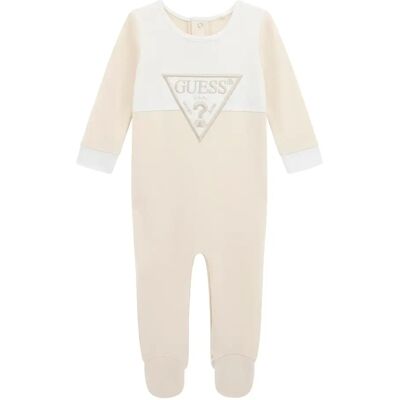 Strampler, Baby Guess Interlock Blanc 3/6 mois Mixte Strampler, Baby Guess Interlock Blanc 3/6 mois Mixte