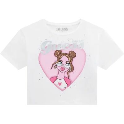 T-Shirt Guess Blanc 8 ans Homme T-Shirt Guess Blanc 8 ans Homme