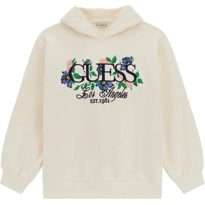 Hoodie Kinder Guess Active Blanc 8 ans Homme Hoodie Kinder Guess Active Blanc 8 ans Homme
