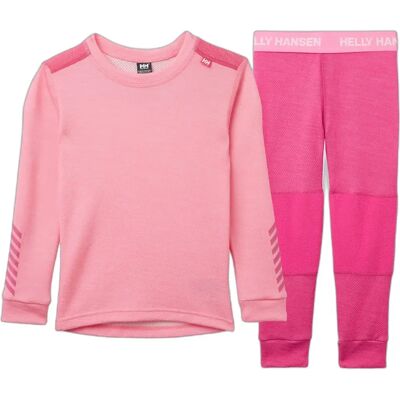 Helly Hansen Kinder LIFA Merino Woll Basissatz Pink - Basissatz Helly Hansen Kinder LIFA Merino Woll Basissatz Pink - Basissatz