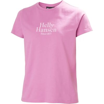 Helly Hansen Damen Core Graphic T-Shirt 2.0 - Pink - T-Shirt Helly Hansen Damen Core Graphic T-Shirt 2.0 - Pink - T-Shirt