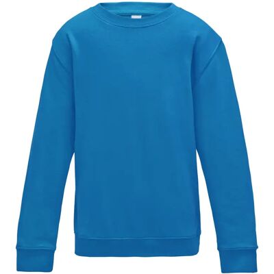 Kinder Sweatshirt Just Hoods Awdis Bleu 12/13 ans Homme Kinder Sweatshirt Just Hoods Awdis Bleu 12/13 ans Homme