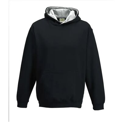 AWDis JH03J Kinder-Hoodie - Kontrastfarben - Baumwolle/Polyester - 7/8 AWDis JH03J Kinder-Hoodie - Kontrastfarben - Baumwolle/Polyester - 7/8