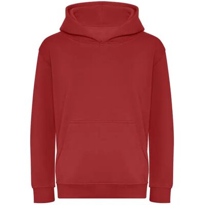 Hoodie aus Bio-Baumwolle für Kinder Just Hoods Rouge 3/4 ans Mixte Hoodie aus Bio-Baumwolle für Kinder Just Hoods Rouge 3/4 ans Mixte
