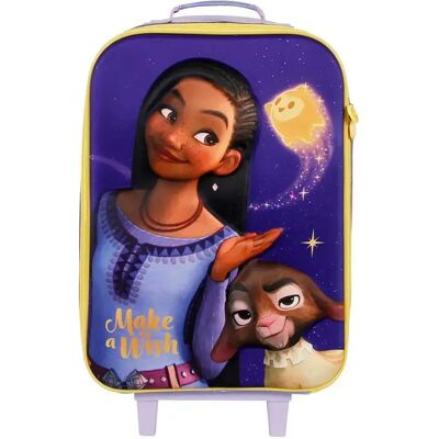 Trolleytasche Mädchen Karactermania Disney wish 3D Violet 33x17x47 cm Femme Trolleytasche Mädchen Karactermania Disney wish 3D Violet 33x17x47 cm Femme