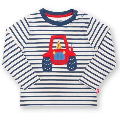 Langarmshirt für Babys Kite Farmer Cluck Cluck Bleu 12/18 mois Mixte Langarmshirt für Babys Kite Farmer Cluck Cluck Bleu 12/18 mois Mixte