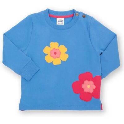 Sweatshirt Baby Mädchen Kite Power Bleu 3/6 mois Femme Sweatshirt Baby Mädchen Kite Power Bleu 3/6 mois Femme