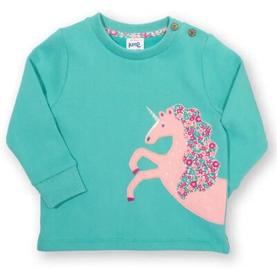 Sweatshirt Baby Mädchen Kite Merhorse Bleu 12/18 mois Femme Sweatshirt Baby Mädchen Kite Merhorse Bleu 12/18 mois Femme