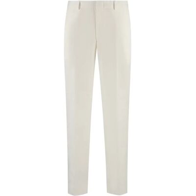 Anzughose Michael Kors Pure Linen Drawstring Blanc 56 Homme Anzughose Michael Kors Pure Linen Drawstring Blanc 56 Homme