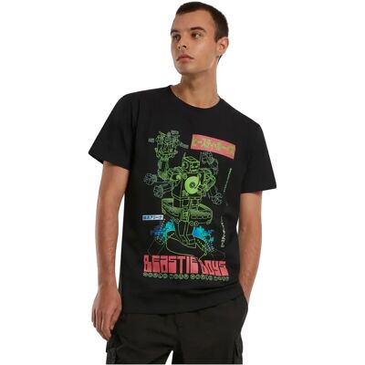 T-Shirt Miss Tee Beastie Boys Robot Noir S Mixte T-Shirt Miss Tee Beastie Boys Robot Noir S Mixte
