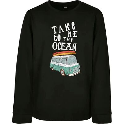 Kindersweatshirt Mister Tee kids take me to the ocean Noir 122/128 Mixte Kindersweatshirt Mister Tee kids take me to the ocean Noir 122/128 Mixte